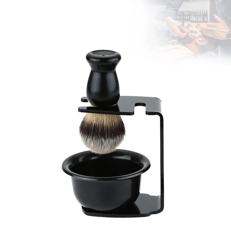 Men'S Grooming Accessories Kit - Pędzel do golenia i miseczka z