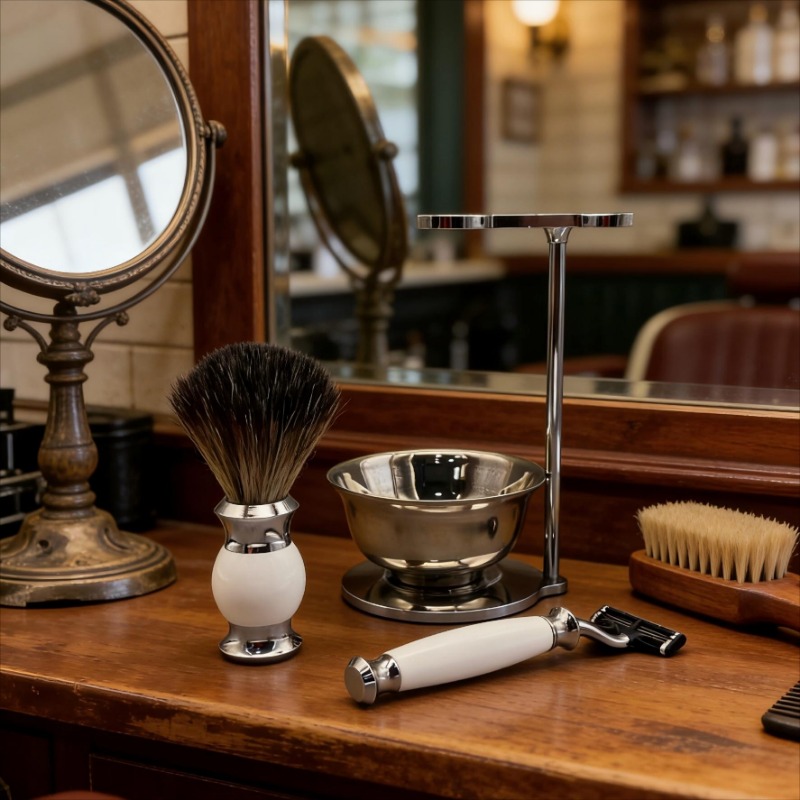 Men'S Grooming Accessories Kit - Klasyczny zestaw do golenia dla mężczyzn