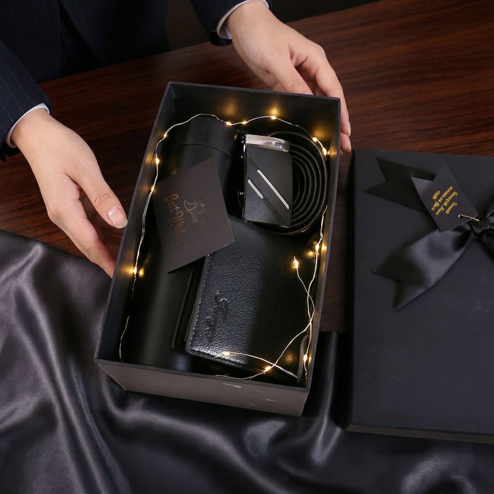 Men'S Grooming Gift Box - Elegancki zestaw prezentowy dla mężczyzn, zawierający