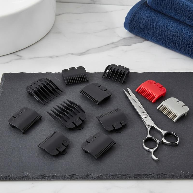 Men'S Grooming Scissors - Zestaw nasadek grzebieniowych do maszynki do