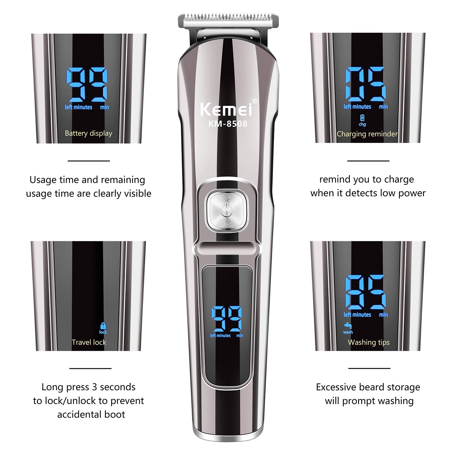 Kemei Profesjonalny Wielofunkc – Men'S Grooming Hair And Body Wash recenzja i cena